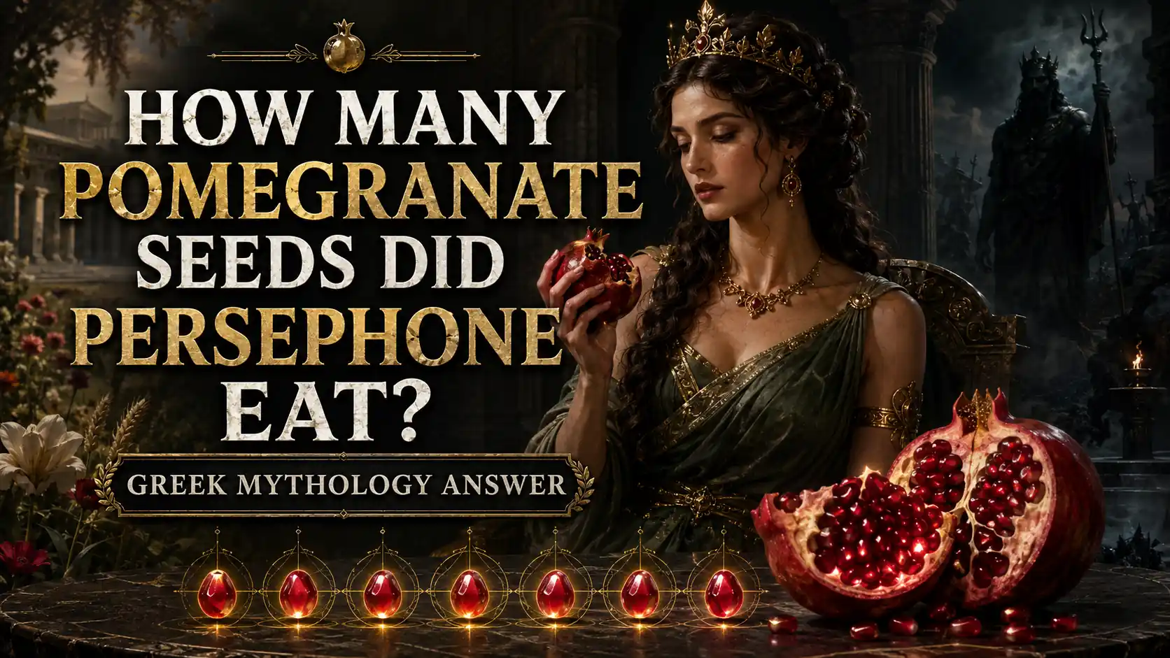 How Many Pomegranate Seeds Did Persephone Eat